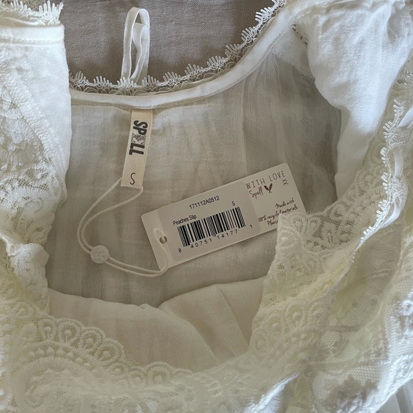 NWT Spell peaches slip dress, size small - Picture 4 of 5